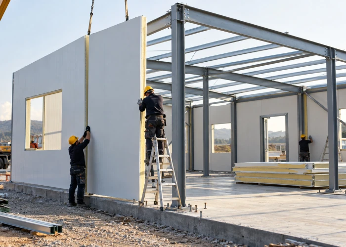 Çubuk Prefabrik Ev Montajı